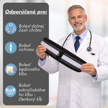Ortopedický pás IKEROS™ Trpíte ischiasom alebo bolesťami chrbta?